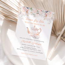 Pastel Blooms Bridal Shower Tea Fiesta