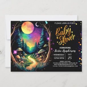 Invitación Pastel Boho Adventure espera Baby Shower