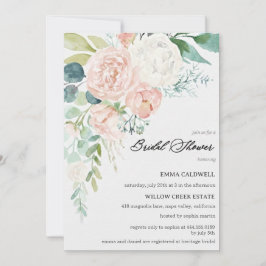 Invitación Pastel Bouquet Bridal Shower Invitation