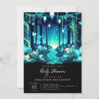Pastel Cute Enchanted Forest Baby Shower