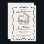 Invitación Pastel de coqueta de corazón retro de color beige<br><div class="desc">Sumérjase en el encanto de nuestra colección Retro Coquette Cake. Este conjunto de coquetas dulces con un arco de coqueta vintage en forma de corazón adornado con arcos de coqueta y crema dulce de mariposa que capta la esencia del romance clásico. Esta colección le añade un ambiente alegre y elegante...</div>