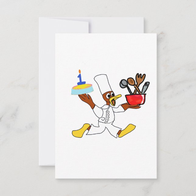 Invitación Pastel de cumpleaños (Anverso)