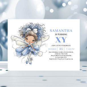 Invitación pastel de cumpleaños número 6 de la niñ