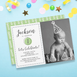 Invitación Pastel de Fiesta de cumpleaños de niño