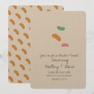 Invitación Pastel de Gelatina para Revelación de Género