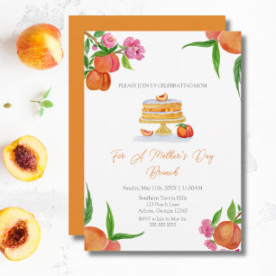Invitación Pastel de pasteles acuáticos florece en el día de