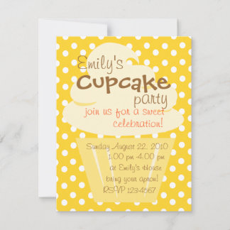Invitación Pastel de torta que se prepara con gusto
