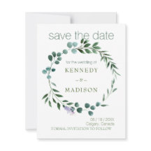 Pastel Green Floral Boda