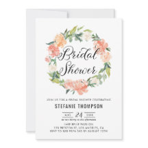 Pastel Peach Peonies Floral Wreath Brillante Ducha