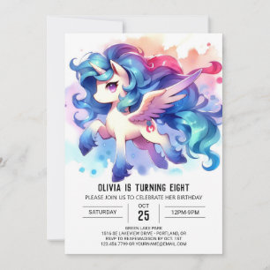 Invitación Pastel Personalizado Horse Cumpleaños