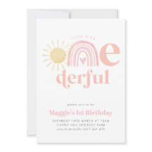 Pastel Rainbow Little Miss ONE maravilloso primer 