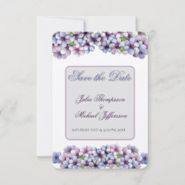 Invitación Pastel romántico y poético Acuarela Lilac