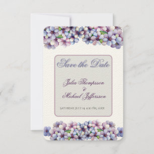 Invitación Pastel romántico y poético Acuarela Lilac