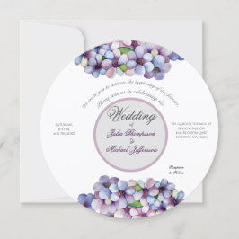 Invitación Pastel romántico y poético Acuarela Lilac
