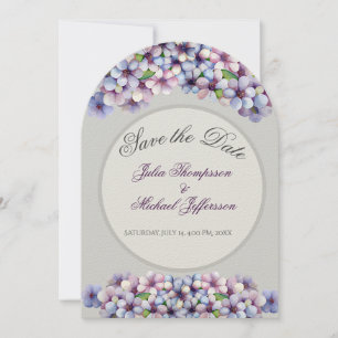 Invitación Pastel romántico y poético Acuarela Lilac