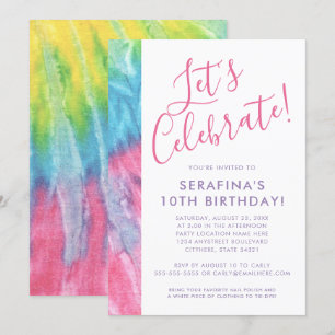 Invitación Pastel rosa rosado coloreado de tinte de los tilos