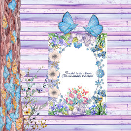 Invitación Pastel suave azul florece Fiesta del Día de la Mad
