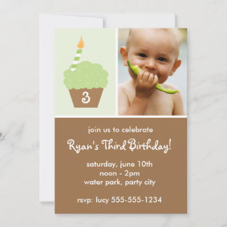 Invitación Pastel verde