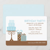 Pastel y presenta celebración de cumpleaños