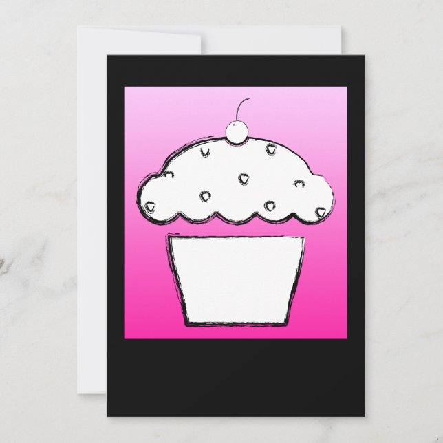 Invitación pastelería de cerezo (Anverso)