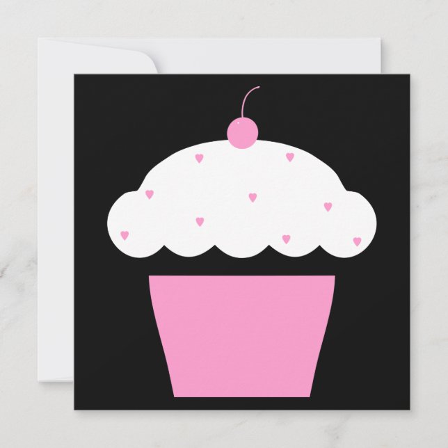 Invitación pastelería de cerezo (Anverso)