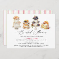 Pasteles | Ducha nupcial temática de postre de pan