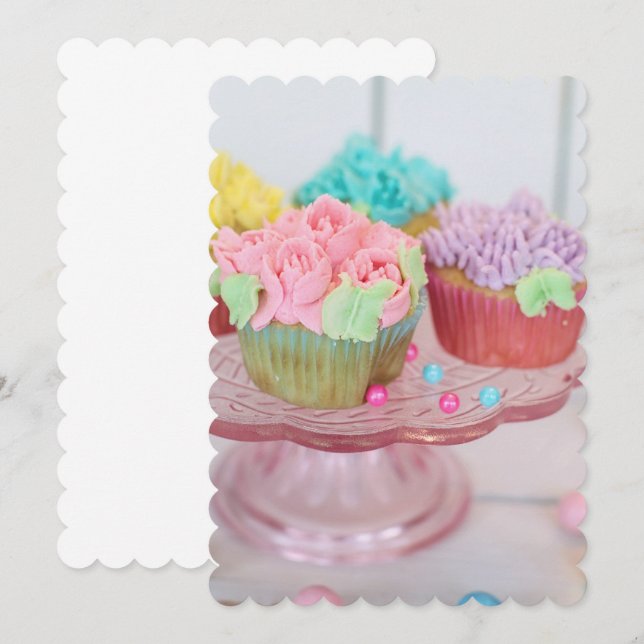 Invitación Pasteles pasteles dulces postre Destiny (Anverso / Reverso)