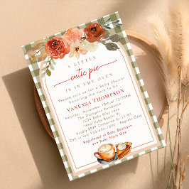 Invitación Pastelito de Especias de Calabaza Fiesta de Bebé O