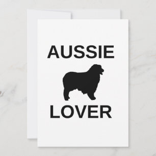 Invitación pastor australiano aussie lover
