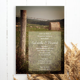 Invitación Pastos verdes Rurales Granja Materna Ducha