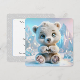 Invitación Patas cardíacas de la cúpula del oso polar