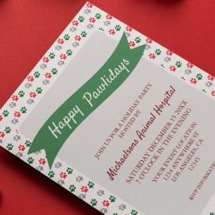 Invitación Patas de Navidad