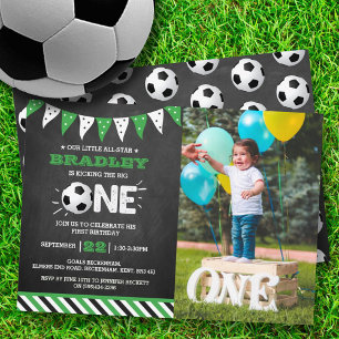 Invitación Patear El Grande   Fotos del primer cumpleaños del
