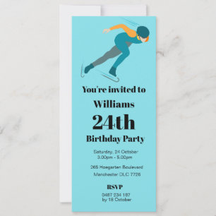 Invitación Patinaje de velocidad