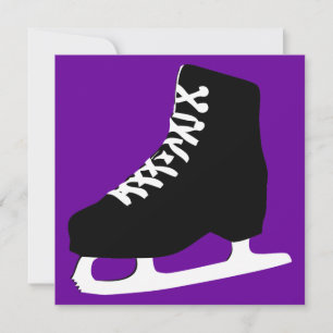 Invitación patinaje sobre hielo
