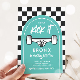 Invitación Patineta De Patinaje De Patinaje De Patinaje Urban