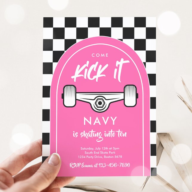 Invitación Patineta De Patinaje De Patinaje De Patinaje Urban (Subido por el creador)