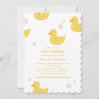 Pato de baño amarillo. Ducha de bebé de un animal 
