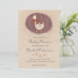 Invitación Pato Vintage