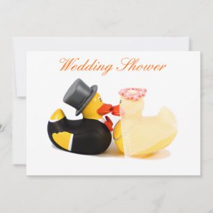 Invitación Patos de boda - Ducha de boda