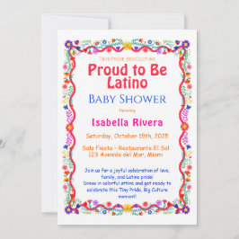 Invitación Patrimonio hispano nacional | Ducha para bebé