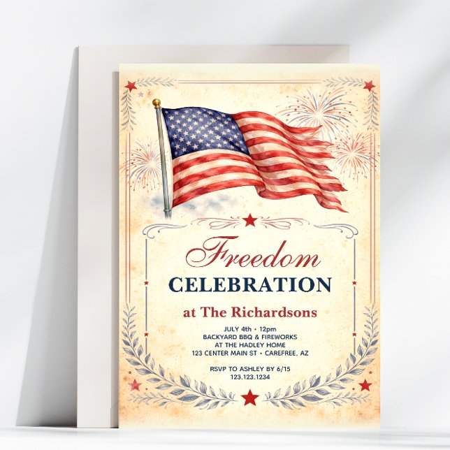 Invitación Patriotic America's 250th Freedom Celebration (Subido por el creador)