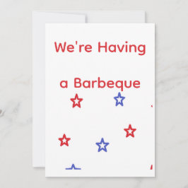 Invitación Patriótica a Barbacoa