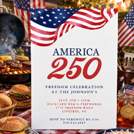 Invitación Patriótica América 250 | Día 4 de Julio