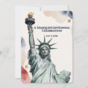 Invitación Patriótica de Libertad del 250 Aniversa