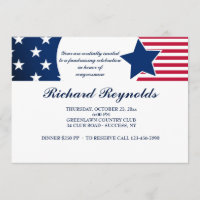 Invitación patriótica leal estadounidense