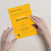 Patrón azul amarillo, Aqiqah Baby Shower