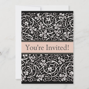 Invitación Patrón de hojas de vino de William Morris Grapevin