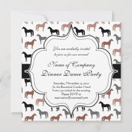 Invitación Patrón de Horse Lover