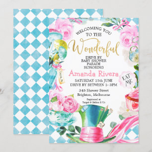 Invitación Patrón de Impulso por Parade Wonderland Baby Showe